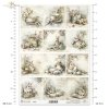 Wielkanoc, zając, królik, vintage, retro, akwarela, wiosna, sielski, wiejski, ilustracja, zwierzęta, kwiaty*Easter, hare, rabbit, vintage, retro, watercolor, spring, idyllic, rustic, illustration, animals, flowers